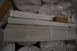 *Six 35mm Faux Wood Venetian Blinds 690x1150mm