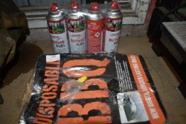 Two Instant Barbecues and Four Bottles of Butane G