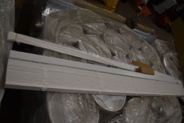 *Four 35mm Faux Wood Venetian Blinds 1490x1150mm