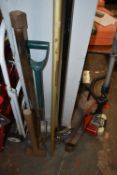 Quantity of Gardening Tools Including Lopper, Sled