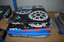 Two Bicycle Brake Discs, and a Car Brake Disc