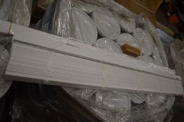 *Six 35mm Faux Wood Venetian Blinds 1490x1150mm