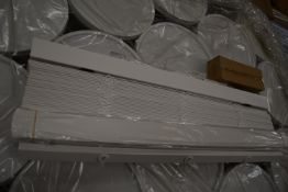 *Eight 35mm Faux Wood Venetian Blinds 700x1300mm