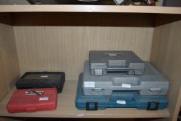 Contents of Shelf to Include Assorted Drill, Socke