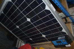Solar Panel and a Solar Charge Controller