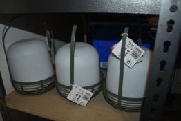 *Three Solar Powered Lanterns