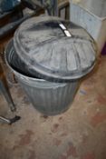 Metal Bin with Lid