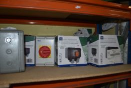 *Six Double Switched Outdoor Sockets