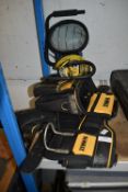 Dewalt Work Belt, and a 110v Light
