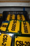 Box of Decorative Number Plates