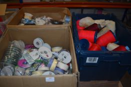 *Three Boxes of Ribbon, and Thread