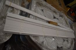 *Six 35mm Faux Wood Venetian Blinds 1490x1150mm