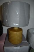 *Mustard/Pale Grey Table Lamp