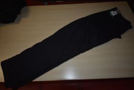 *Gerry Ventura Fleece Lined Black Trousers Size: 38x34