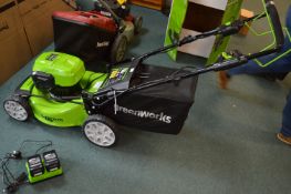 *Greenworks 48v Brushless Cordless Lawnmower