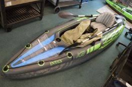 *Intex K2 Challenger Inflatable Kayak with Single Seat, Paddle, and Pump