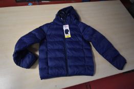Child’s Navy Blue Puffer Jacket Size: 7-8 years