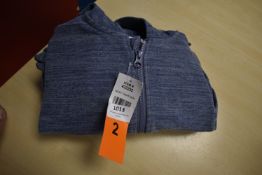 Andy & Evan Child’s 2pc Blue Hooded Zip Up & Joggers Set Size: 2 years