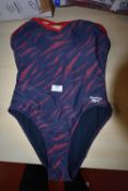 *Reebok Blue & Red Swimsuit Size: M