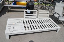 *Wooden patio Bench (no cushions)