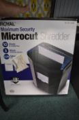 *Royal Microcut Paper Shredder