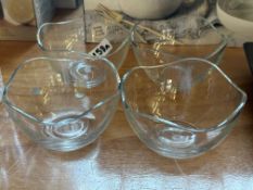 Four Glass Bowls