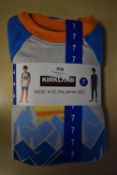 Kirkland Signature Child’s 4pc Pyjama Set Size: 7 years