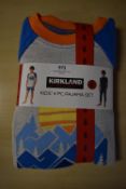 Kirkland Signature Child’s 4pc Pyjama Set Size: 6 years