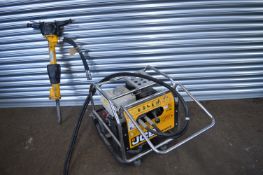 JCB 929/92400 Concrete Breaker with Honda 929/16400 Hydraulic Motor, and Associated Cables