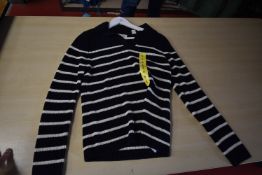 *Original Vintage Weatherproof Navy & Cream Stripped Top Size: S