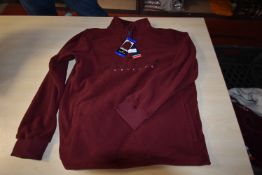 *Nautica Regular Fit Zip Fleece Top Size: L