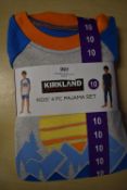 Kirkland Signature Child’s 4pc Pyjama Set Size: 10 years