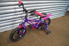 Muddy Fox Diva Child’s Bicycle with Training Wheels