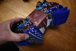 *Four Pairs of Nordic Collection Boot Socks Size: 7-11