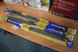 *Three Packs of Assorted Michelin Hydro Edge Windscreen Wipers