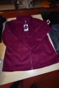 *32 Degrees Heat Lady’s Magenta Full Zip Fleece Top Size: L