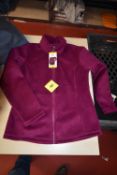 *32 Degrees Heat Lady’s Magenta Full Zip Fleece Top Size: S