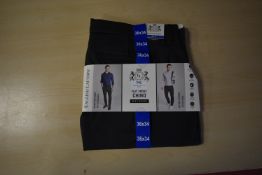 *English Laundry Grey Flat Front Chino Trousers Size: 36x34