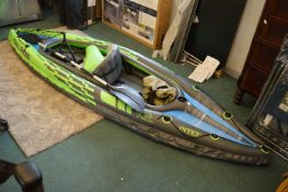 *Intex K2 Challenger Inflatable Kayak with Single Seat, Paddle, and Pump