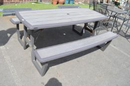 *Lifetime Garden Picnic Table and Twin bench