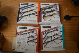 *Four Assorted Packs of Foster Grant Reading Glasses