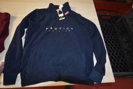*Nautica Regular Fit Zip Fleece Top Size: S