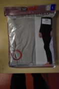 *32 Degrees Heat Lady’s Fleece Lined Base Layer Pants 2pk Size: L