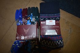 *2x 4 Pairs of Kiku Nordic Collection Boot Socks Size: 4-8