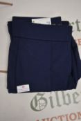 *Anne Klein Blue Tummy Control Sliming Trousers Size: S