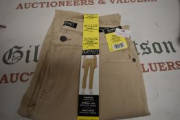 *David Bitton Lady’s Tan High Rise Cargo Trousers Size: 10