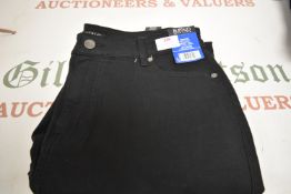 *David Bitton Lady’s Black High Rise Cargo Trousers Size: 14