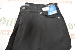 *David Bitton Lady’s Black High Rise Cargo Trousers Size: 14
