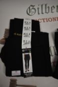 *Anne Klein Black Tummy Control Sliming Trousers Size: S