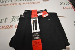*David Bitton Lady’s Black High Rise Cargo Trousers Size: 12